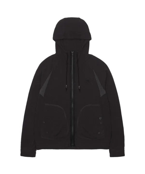KAPAS KNIT ZIP-UP [BLACK]