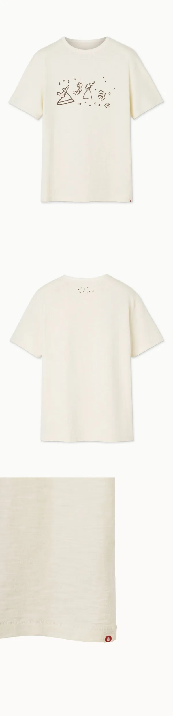 Kasih loose fit T (Unisex)_Bone White