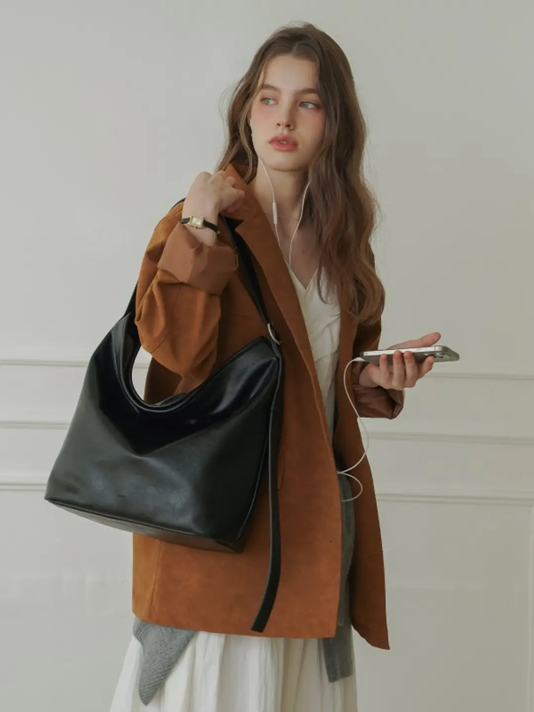 오브히 포에 버킷백 Poe Bucket Bag_Black 상품 이미지 1