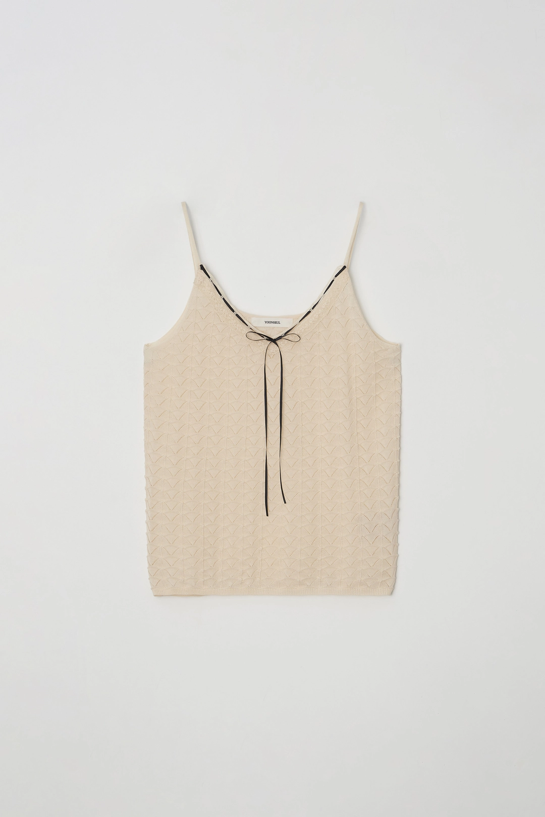 윤슬 petale knit bustier (apricot) 상품 이미지 1