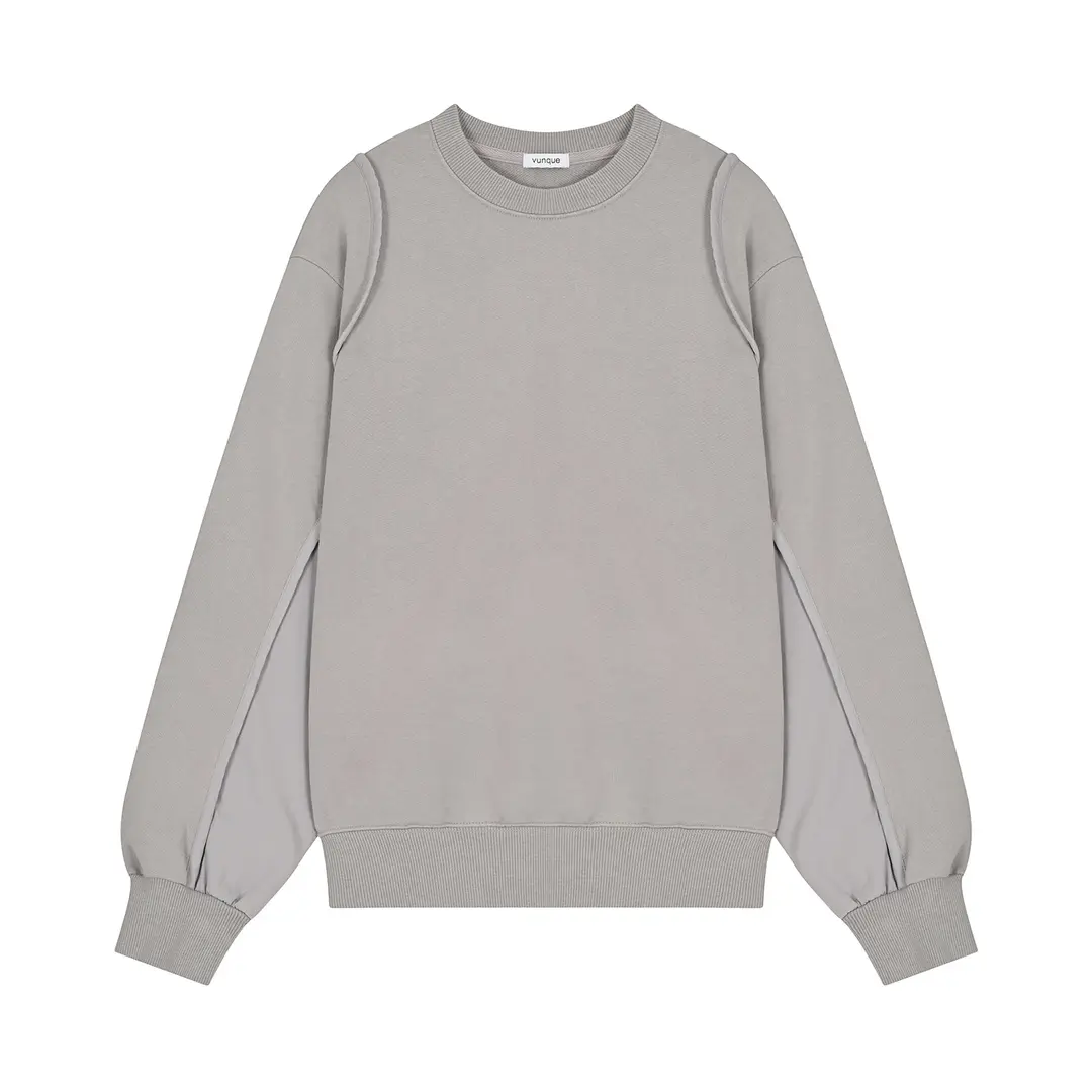분크 [아울렛] Ez Sweatshirt (이지 스웻셔츠) Light Grey 상품 이미지 1