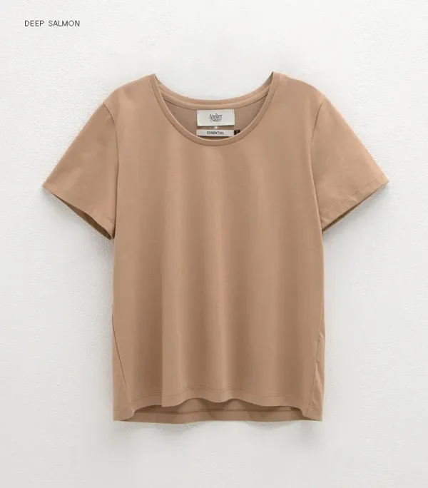 (Z-T-6824)ESSENTIAL STANDARD WIDE NECK TEE