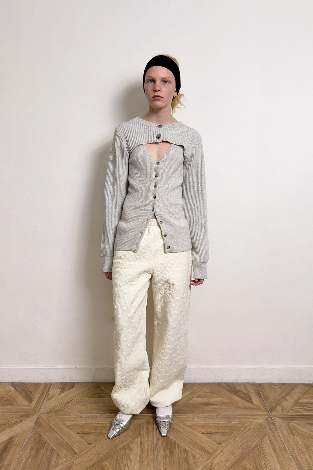 다이애그널 BOLERO LAYERED KNIT CARDIGAN 상품 이미지 2