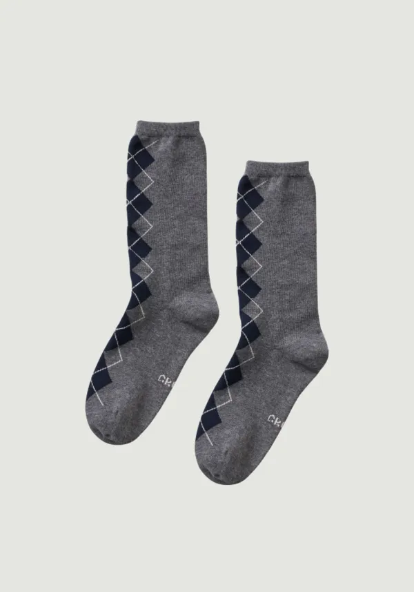 26FW MOMO ARGYLE SOCKS