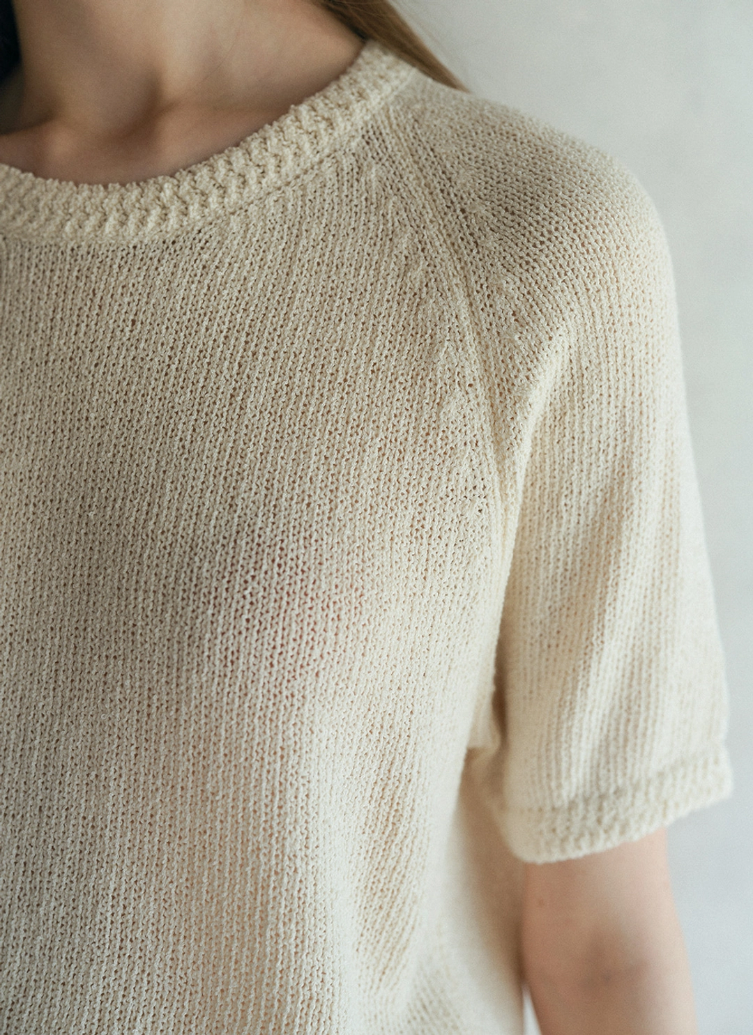 르닐 Harriette Knit Top (Cream) 상품 이미지 3