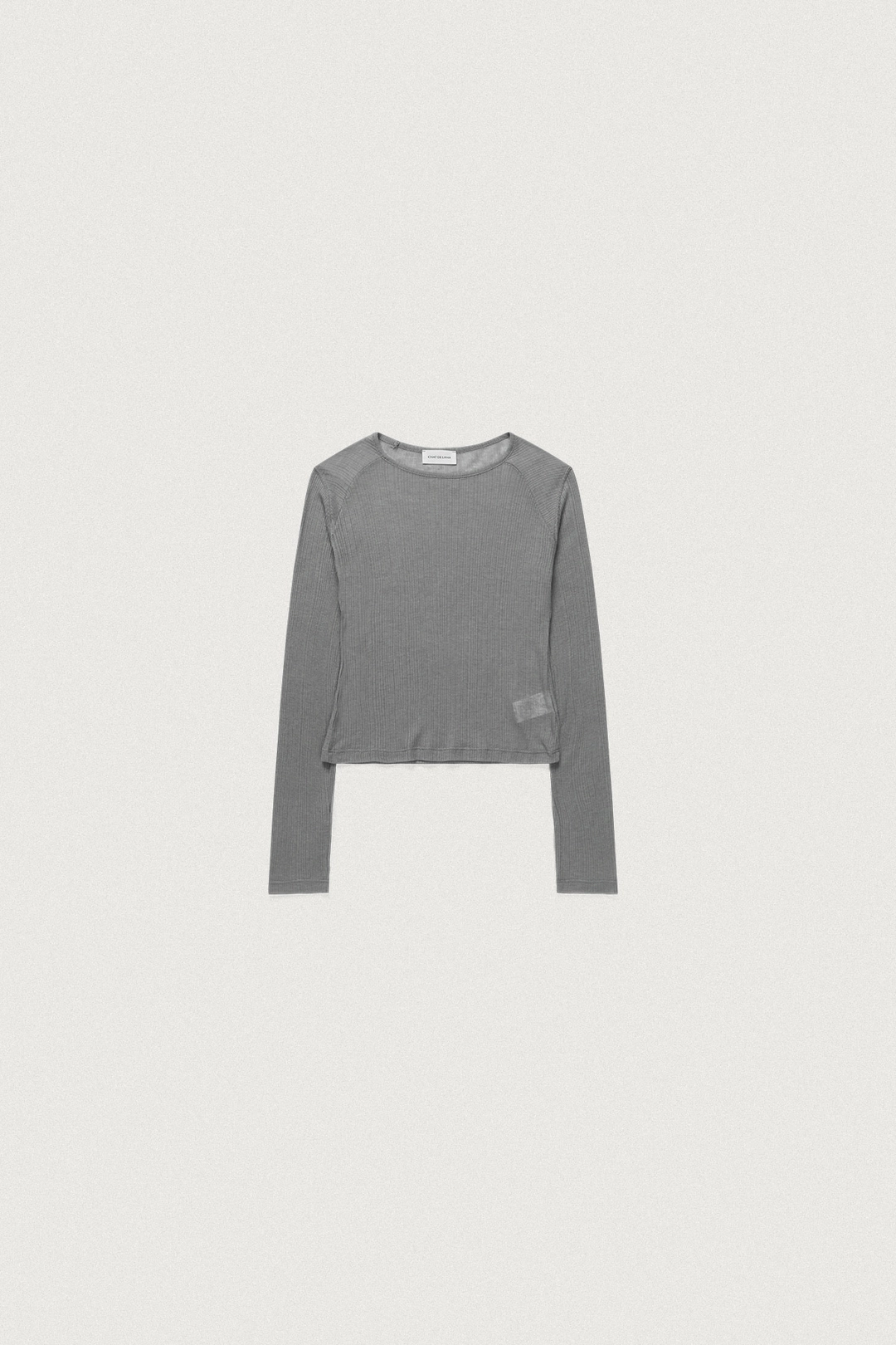 샤드라마 SHEER WOOL CREW NECK -T [GRAY] 상품 이미지 1