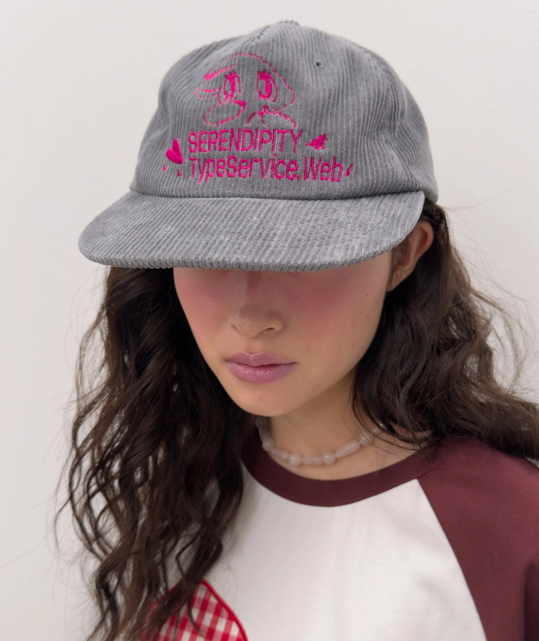 타입서비스 Peep Corduroy Cap [Charcoal] 상품 이미지 2