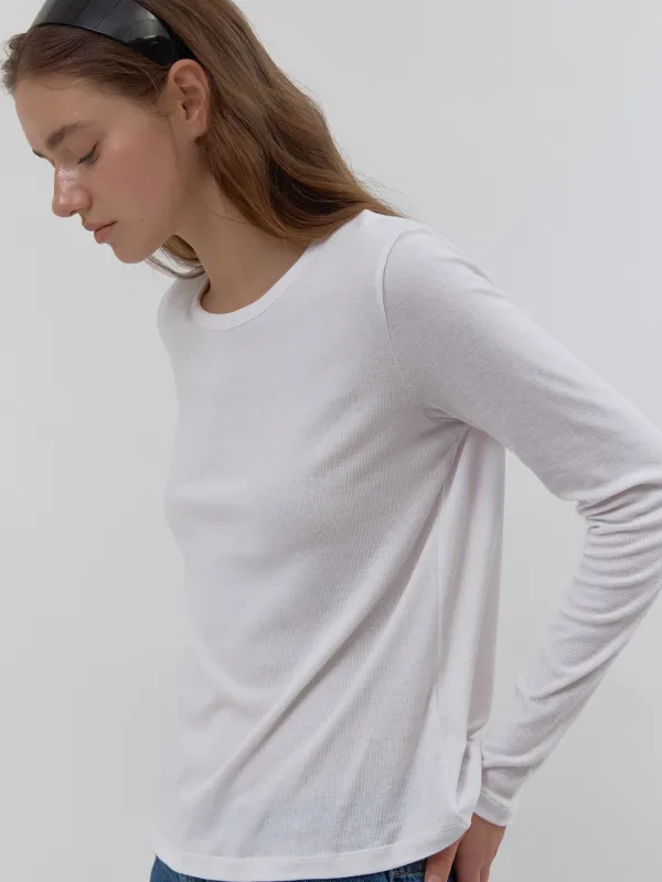 the airy tee (white)