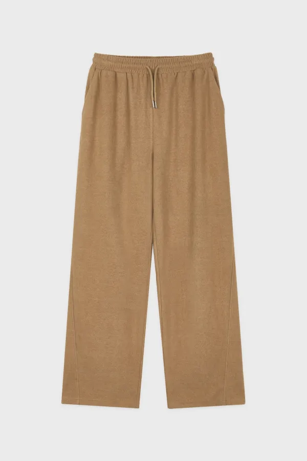 Velvet Easy Pants (Brown)