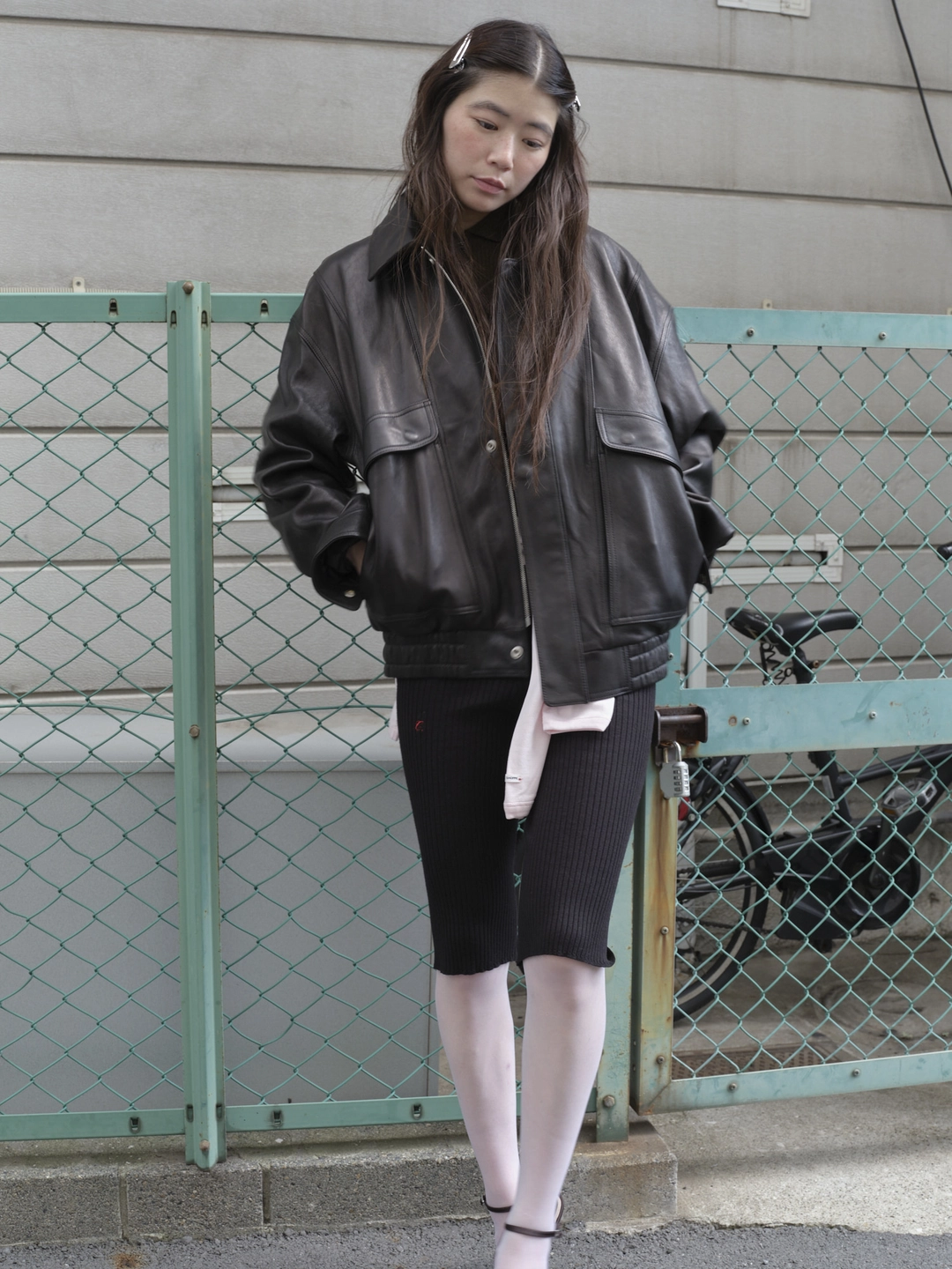 캐롤쇼페 DADDY LEATHER JACKET (light ver.) 상품 이미지 2