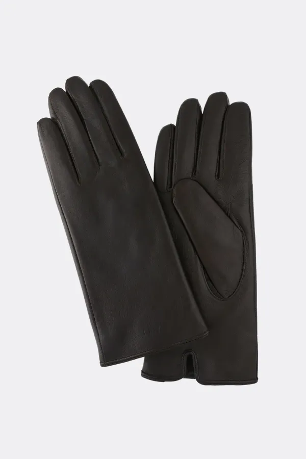 Lambskin Glove_Dark brown