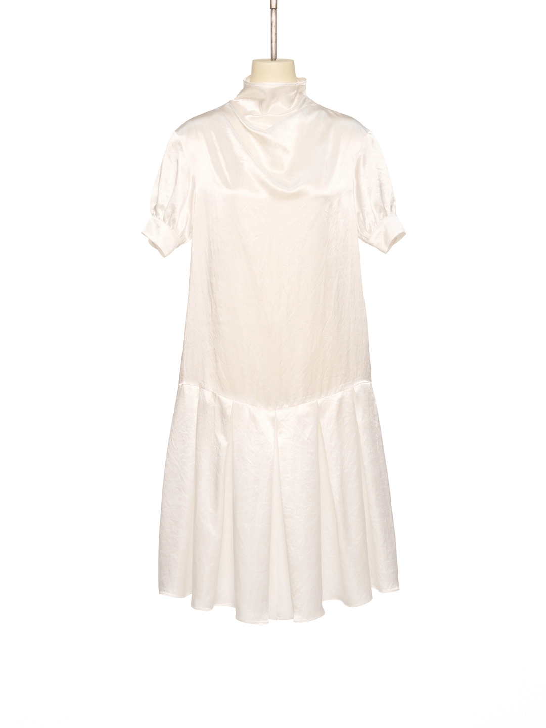 푸쉬버튼 PF26 WHITE COWL NECK DRESS 상품 이미지 3