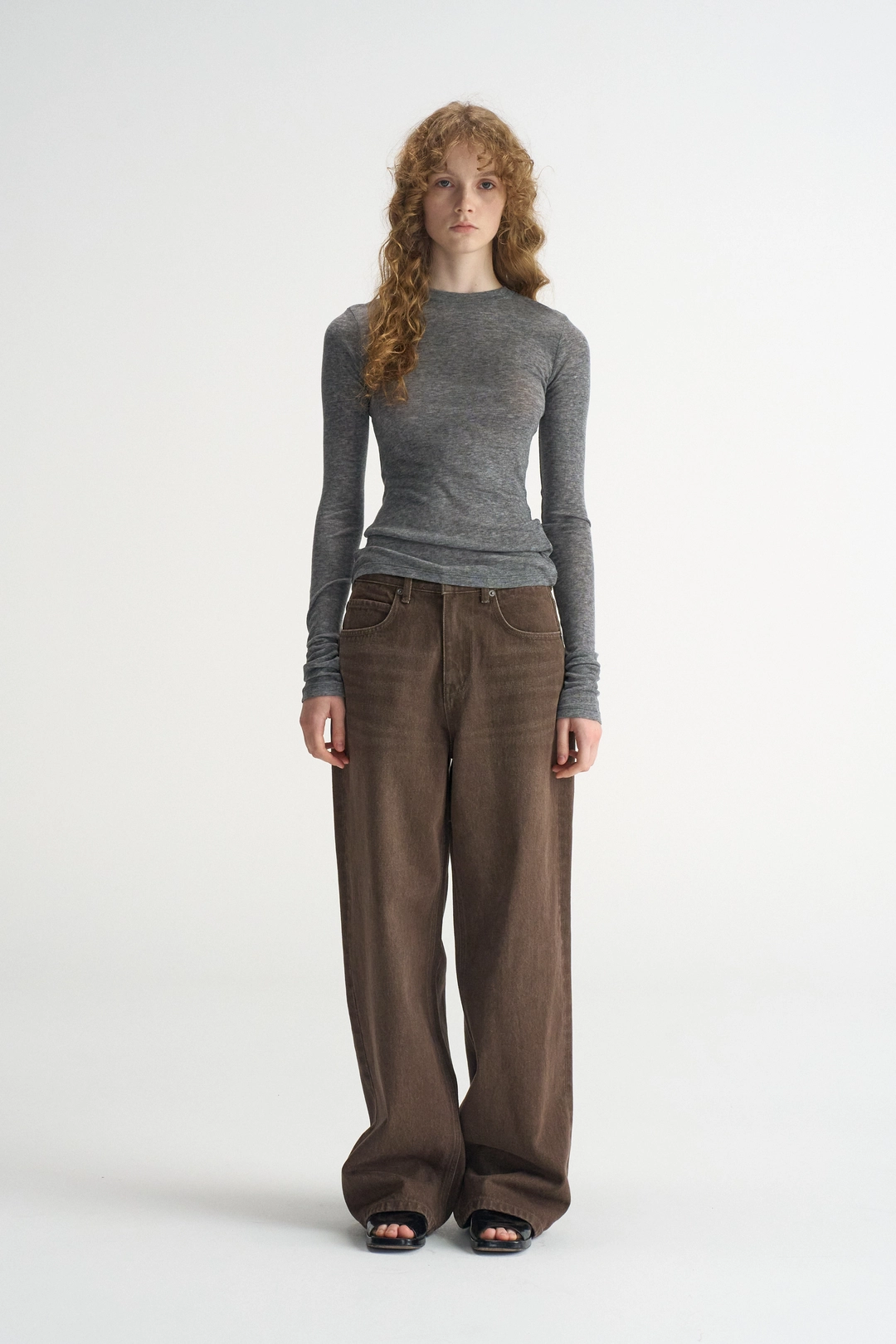 레이스 Faded Brown Denim_Brown 상품 이미지 1