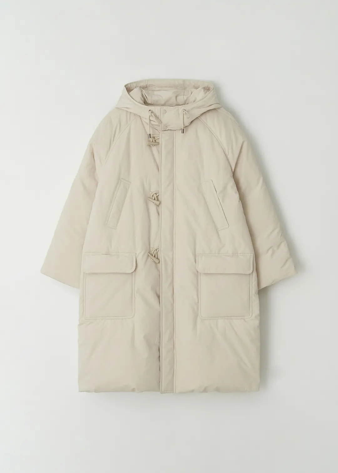 더라이 Hooded Long Goose Down(Cream) 상품 이미지 1