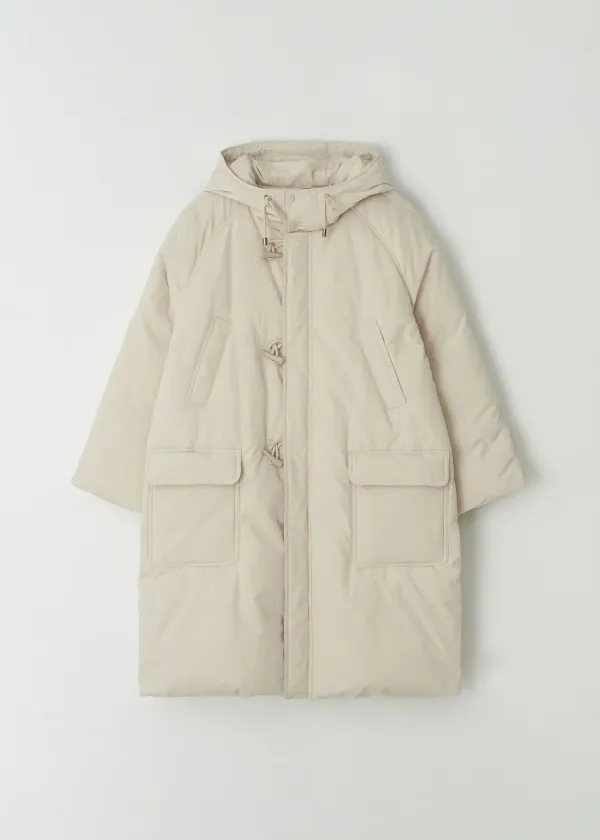 Hooded Long Goose Down(Cream)