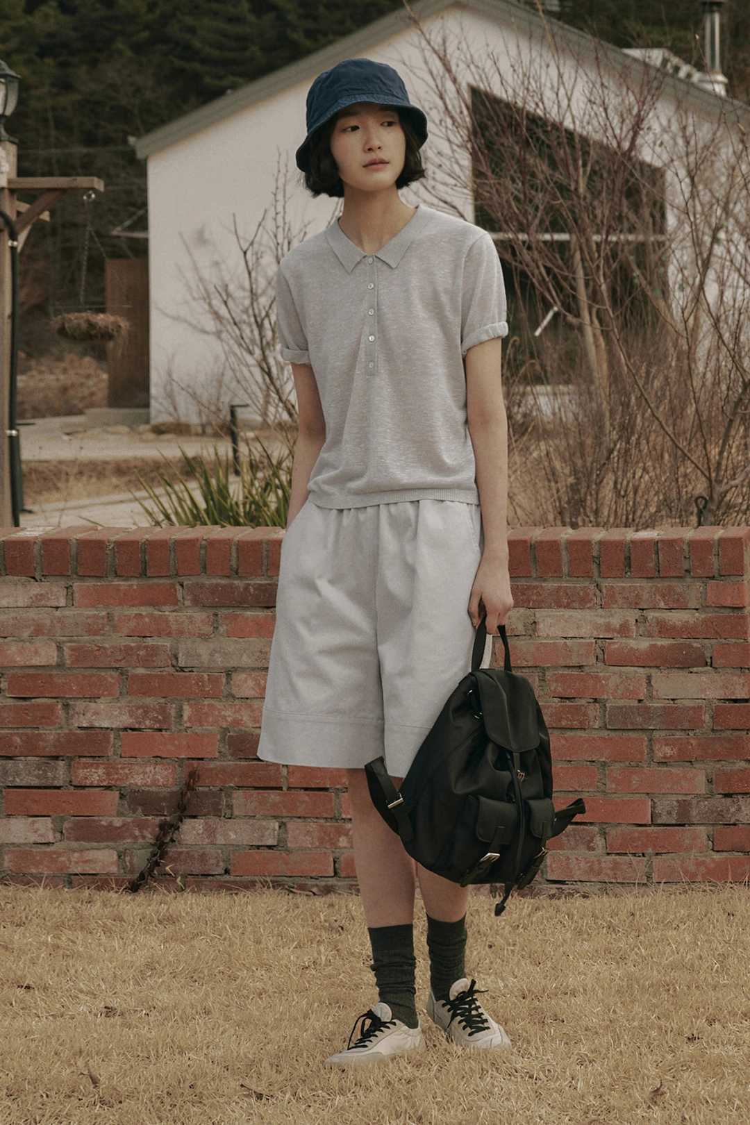 세이지먼트 MARNE COTTON HALF PANTS_GRAY 상품 이미지 2