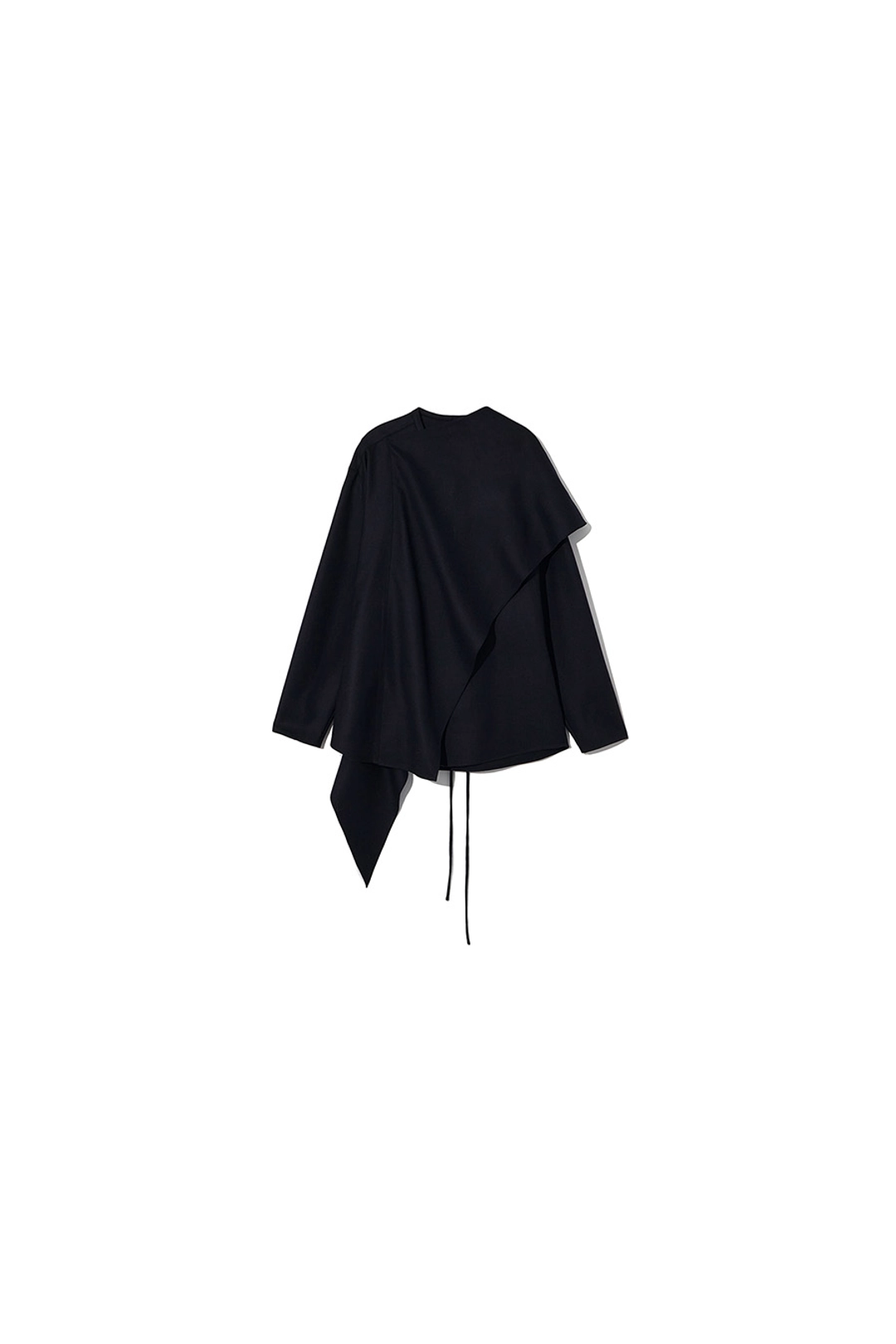 르917 MILA WOOL SCARF WRAP JACKET [NAVY] 상품 이미지 1