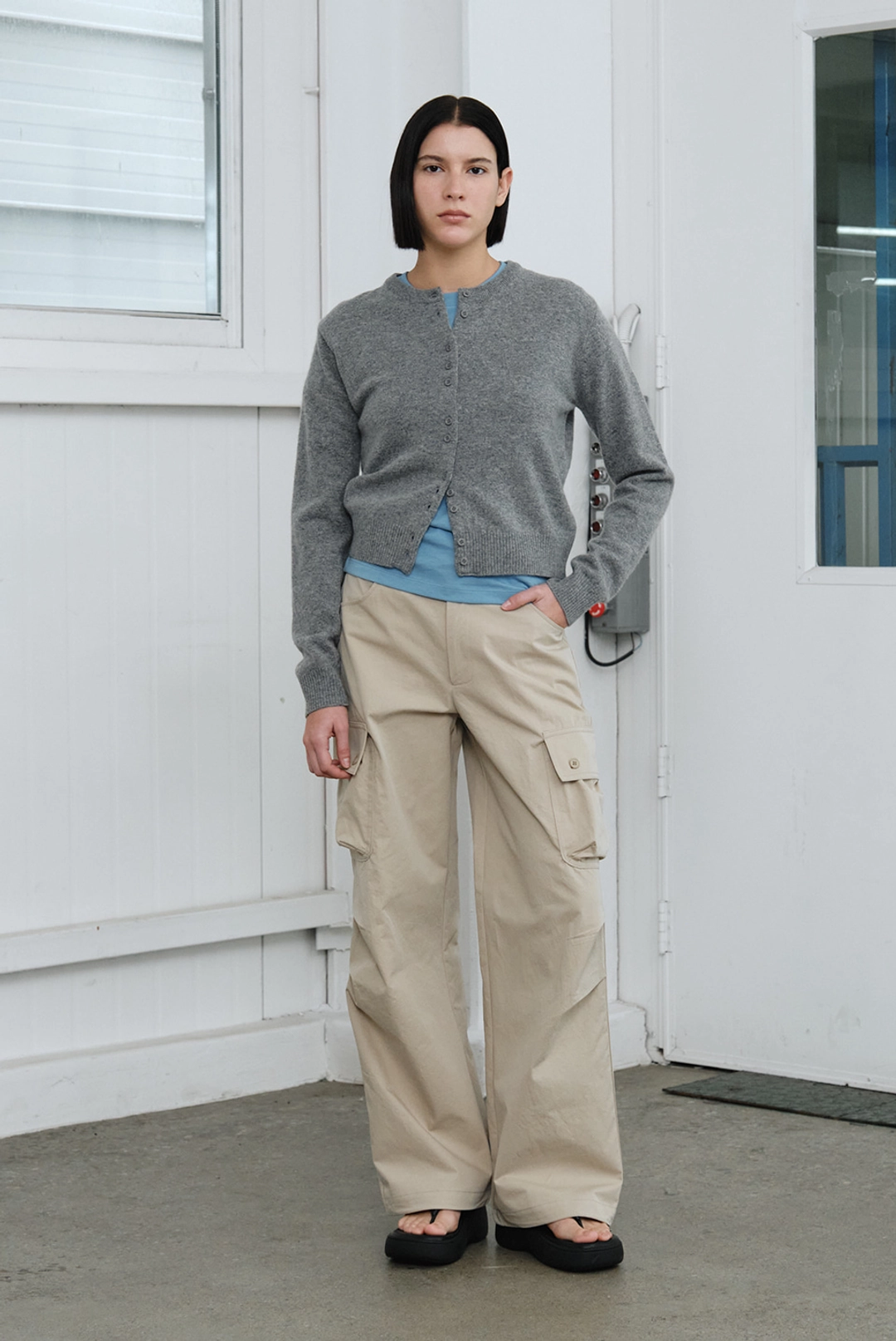 브렌다 브렌든 NCFV cargo pants - beige 상품 이미지 2