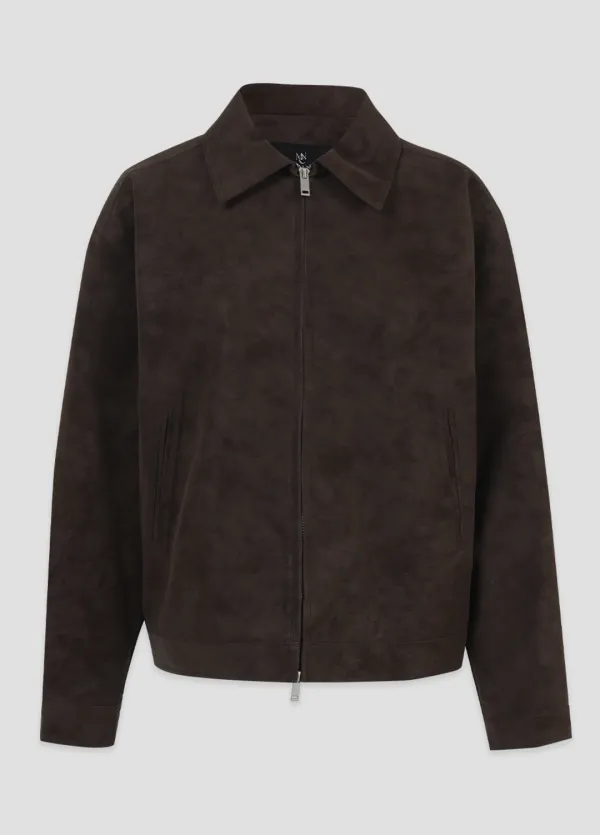  [44-120]  Ember Minimal Leather Jumper  엠버 미니멀 레더 점퍼 (가을-데일리룩-데이트룩-출근룩-오피스룩-레더점퍼-매트레더-오버핏-오버핏자켓-투웨이--빅사이즈-자체제작) 