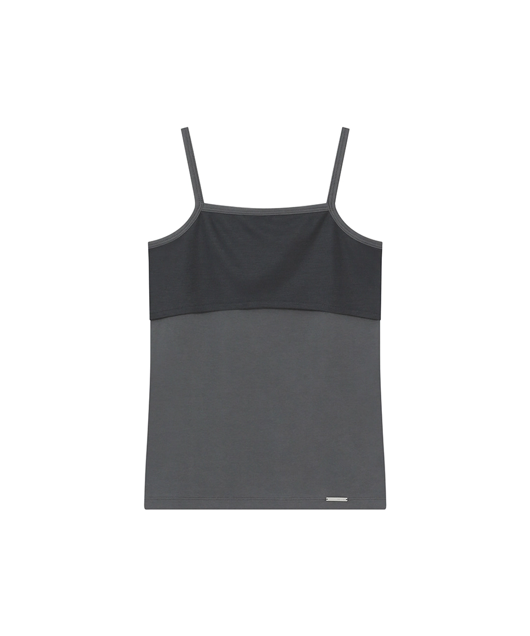 미세키서울 [Flagship Store Exclusive] Basic sheer layered sleeveless CHARCOAL 상품 이미지 1