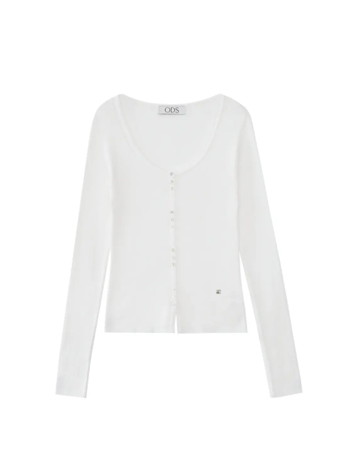 오디에스 [29th 재입고] Limited U Neck Cardigan (White) 상품 이미지 1