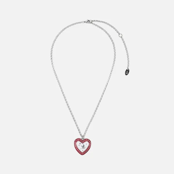 free bird necklace-red