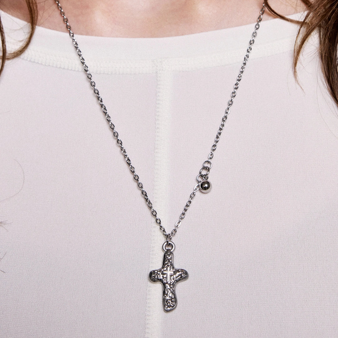 엔프프 crux necklace-silver 상품 이미지 1