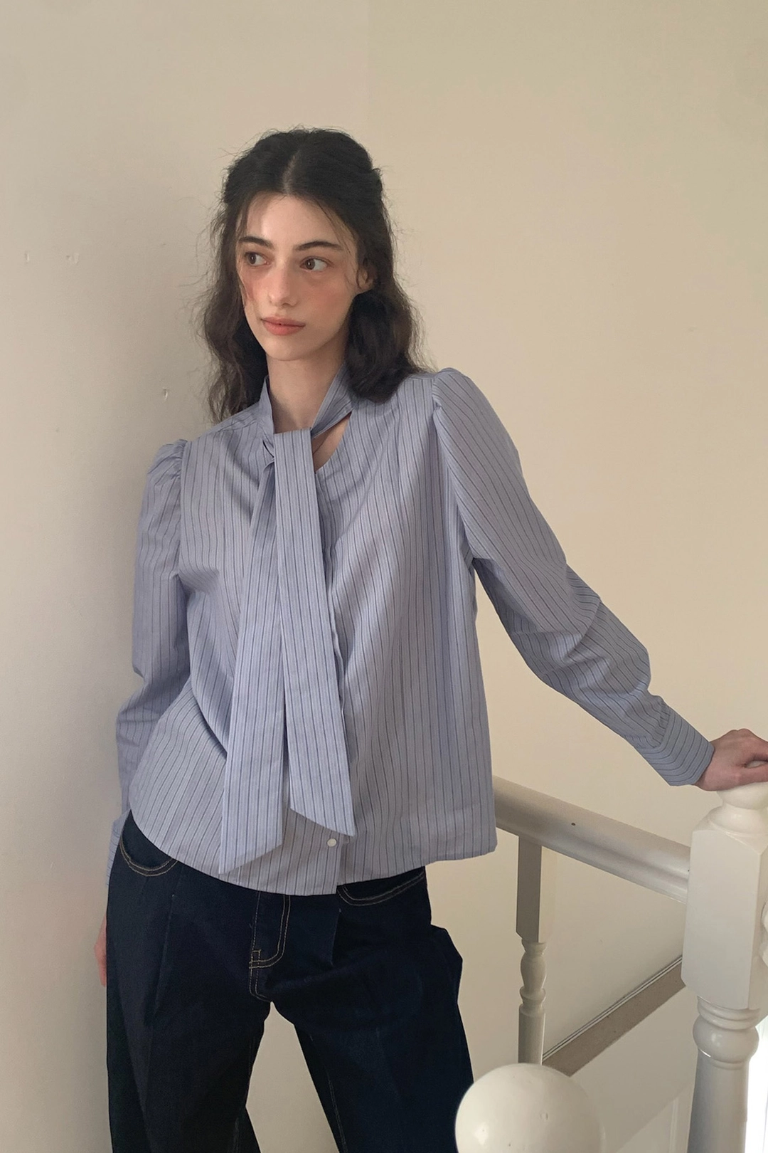 리리수 Jess Blouse / Blue 상품 이미지 2
