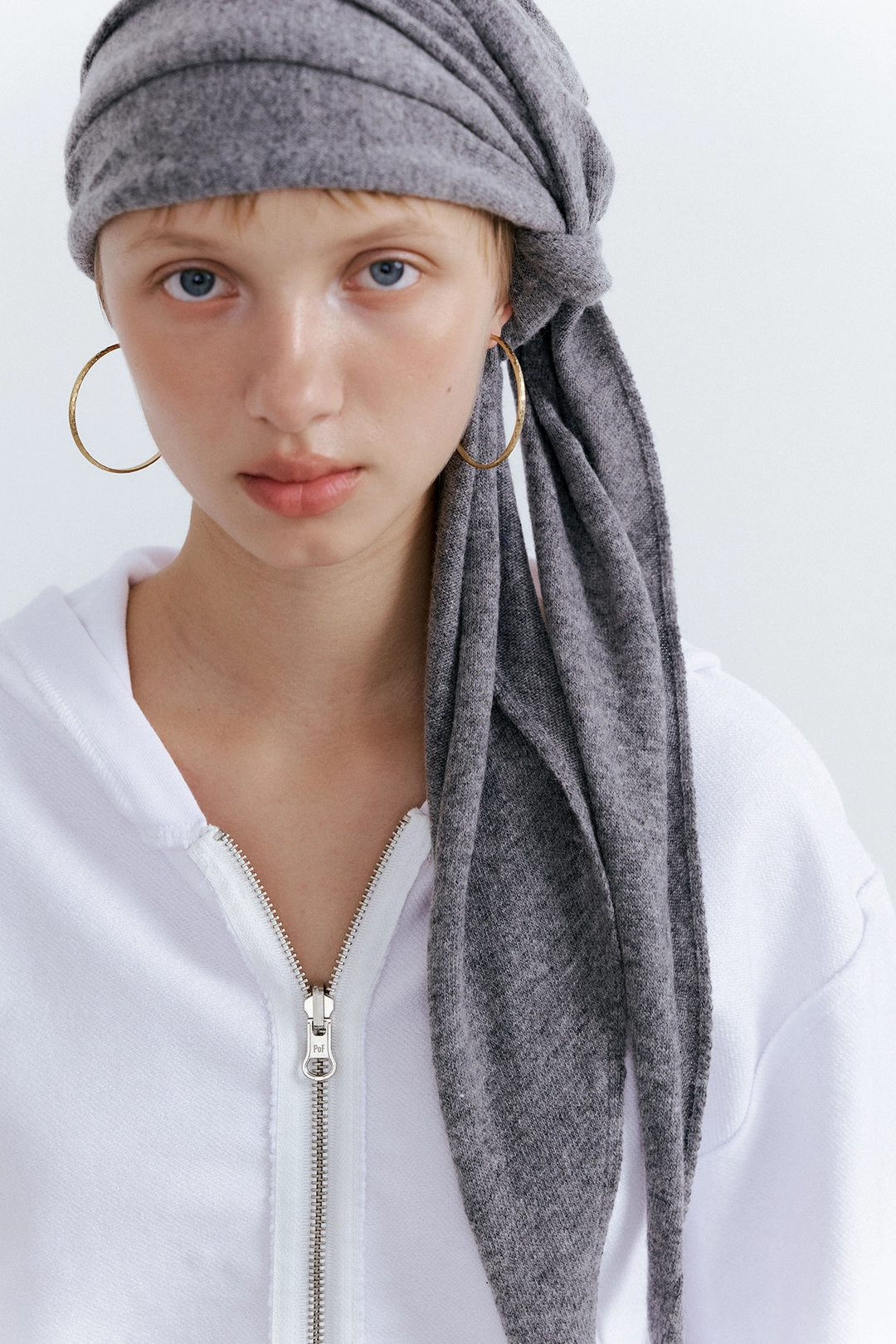 포지프레클즈 PoF Knit Kerchief_Grey 상품 이미지 2