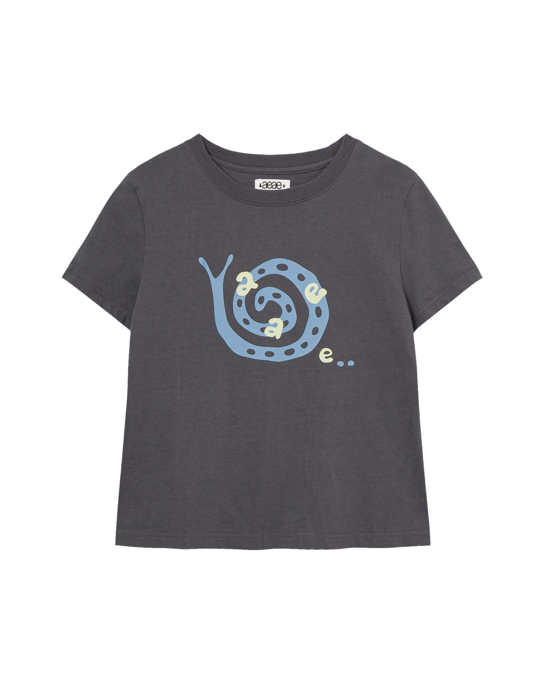 에이이에이이 SNAIL T-SHIRTS [CHARCOAL] 상품 이미지 1