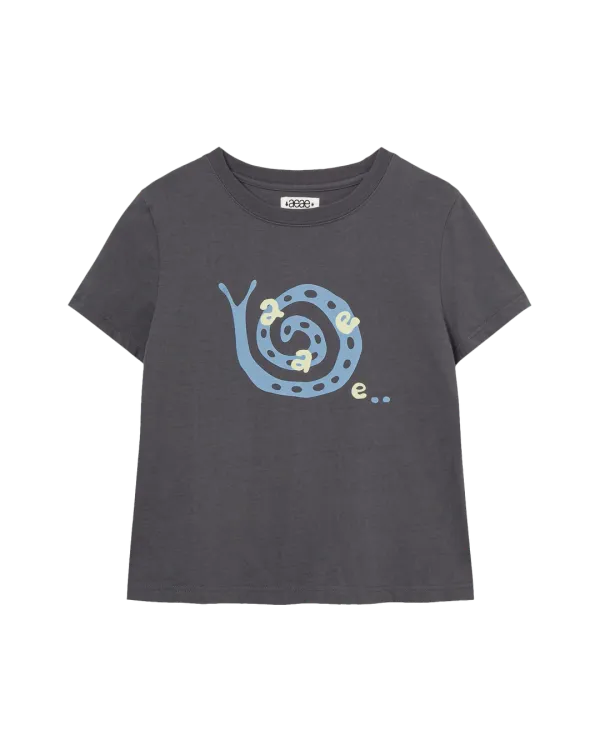 SNAIL T-SHIRTS [CHARCOAL]
