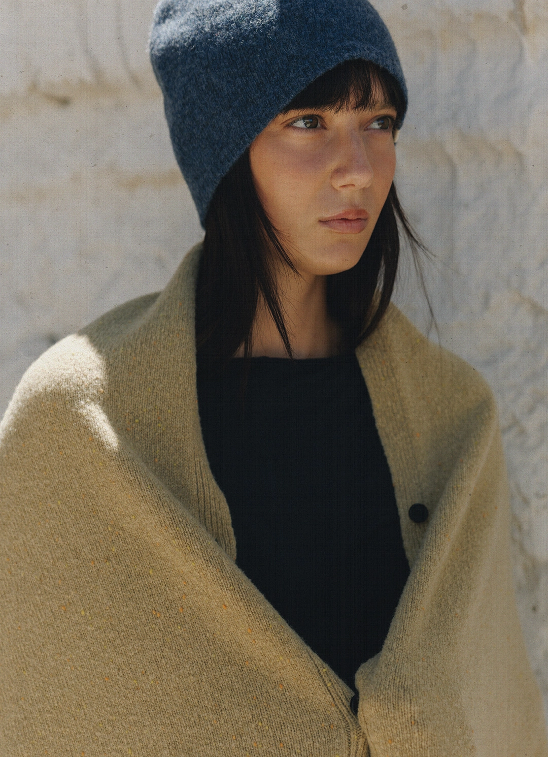 부디무드라 BM light beanie_Melange Blue 상품 이미지 1