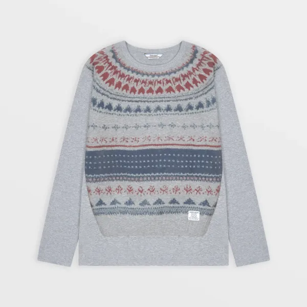 [Restock] Country Fake Cowichan Long Sleeve (Gray)