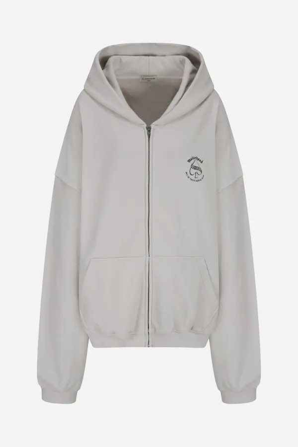 motorhead graphic hood zip-up
