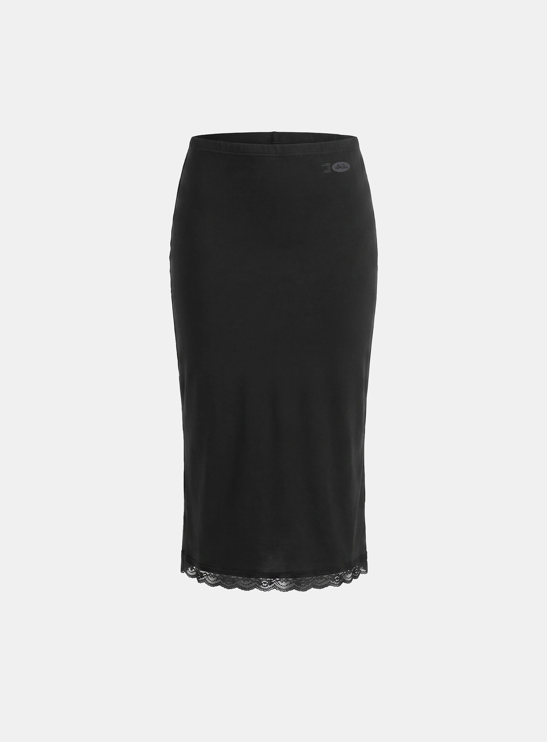 배드블러드 [w-skt26-022] Everyday Lace Midi Skirt - Black 상품 이미지 2