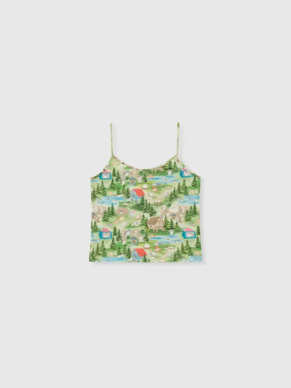 Mimi\'s garden cami (Green)