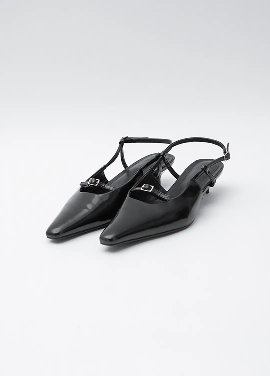 아뜰리에 나인 (Z-SH-3430)PETTI BUCKLE LEATHER SLINGBACK 상품 이미지 3