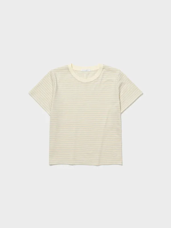 Lc Striped Baby Tee_Lemon