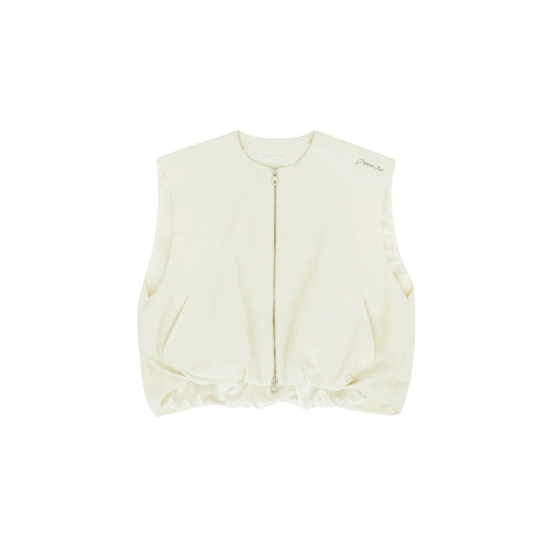 피브비 [2차] Puffed Hem Vest (sand beige) 상품 이미지 1