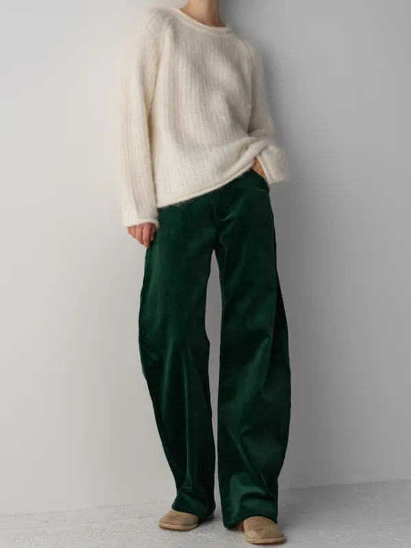 코듀로이 라운드 팬츠_green