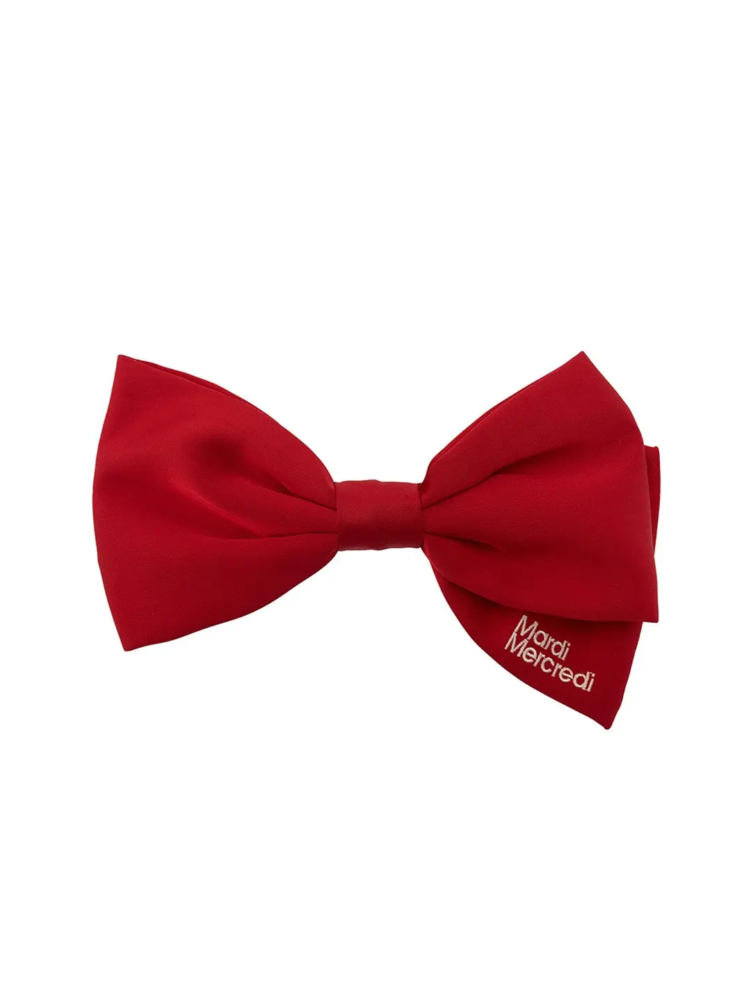 마르디 메크르디 SILK BOW HAIR CLIP_RED 상품 이미지 1