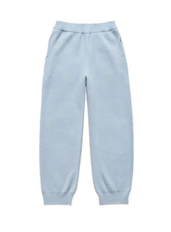 WOOL SWEATPANTS / BLUE 