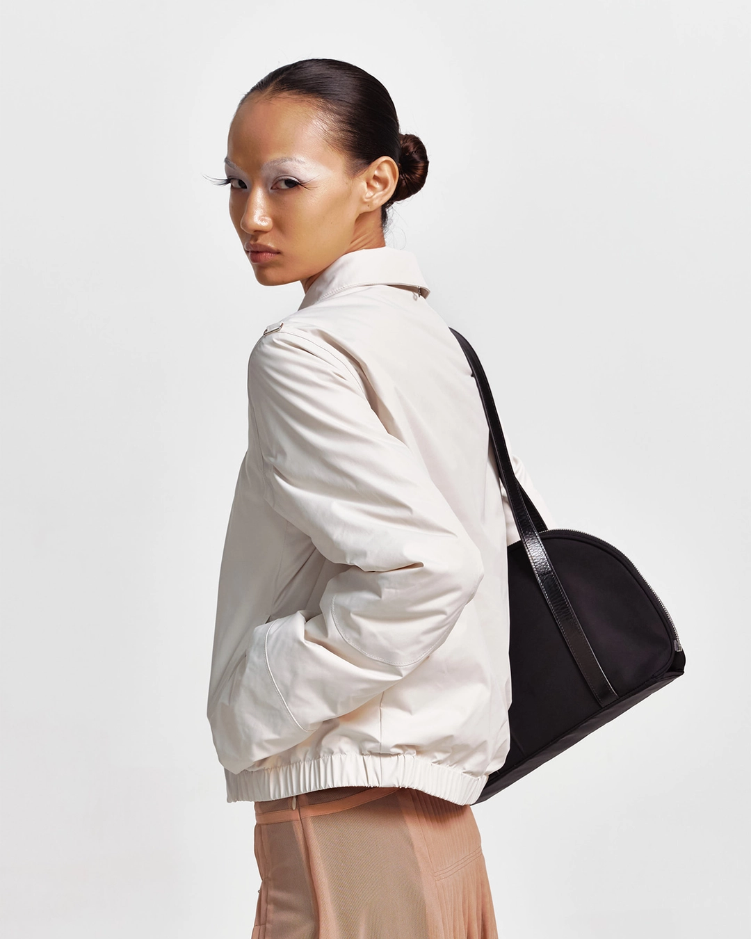 미스치프 TECH PADDED BLOUSON_IVORY 상품 이미지 3
