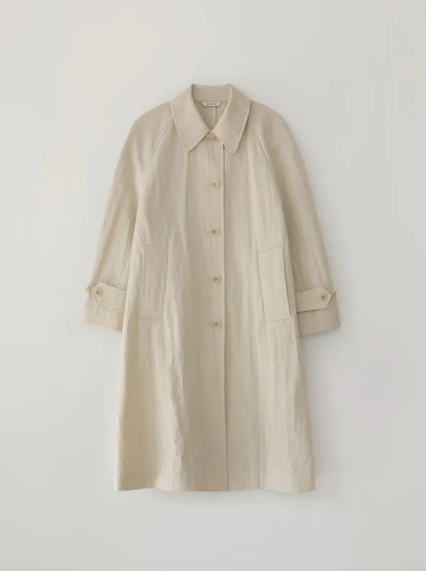 ELLIE TRAVEL COAT_ECRU