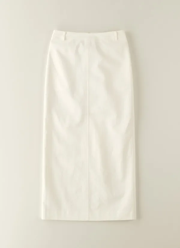 (5TH RE-ORDER) 90’s long pencil skirt / White