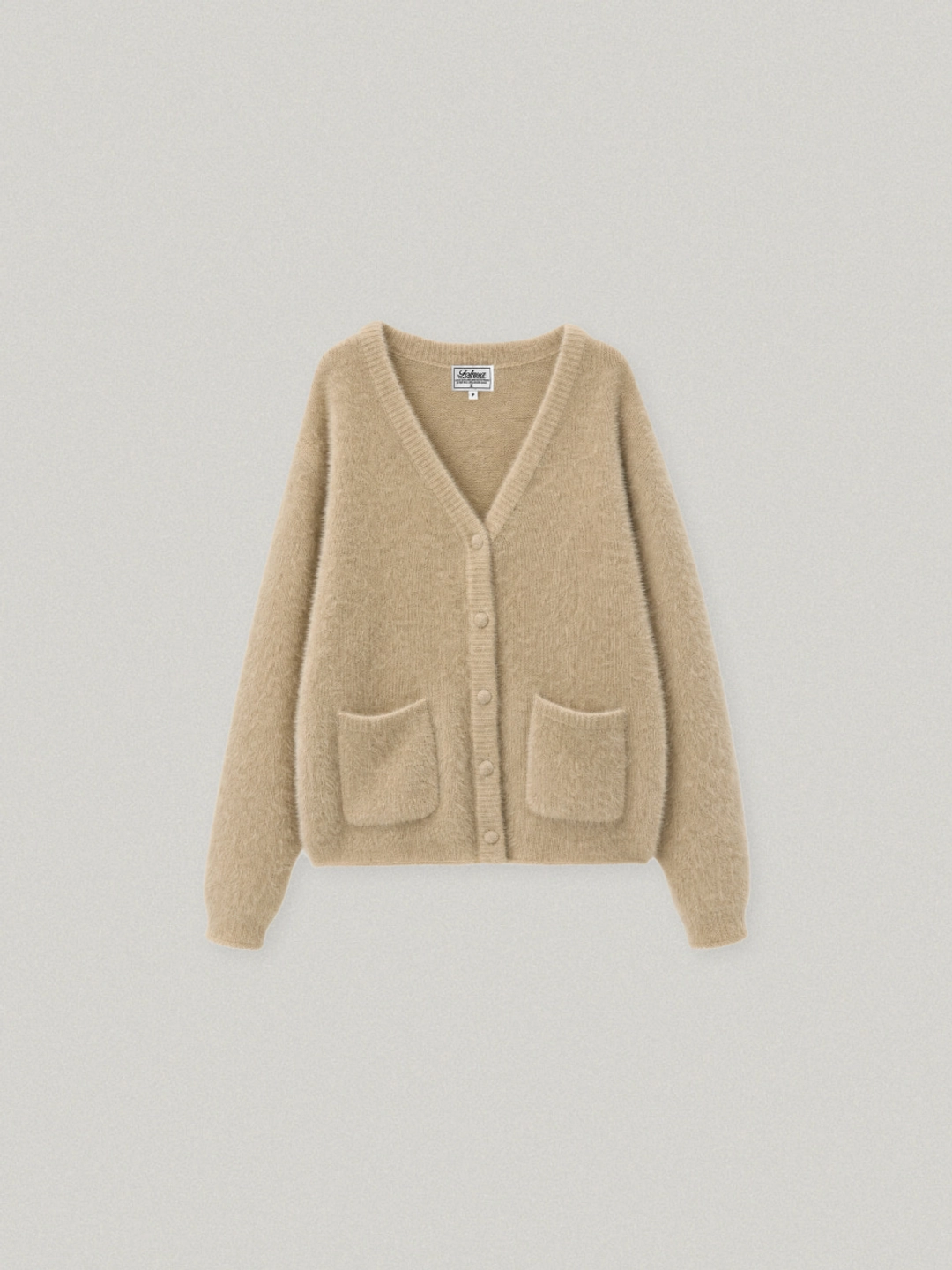 폴뉴아 DUCHON V NECK CARDIGAN (BEIGE) 상품 이미지 1