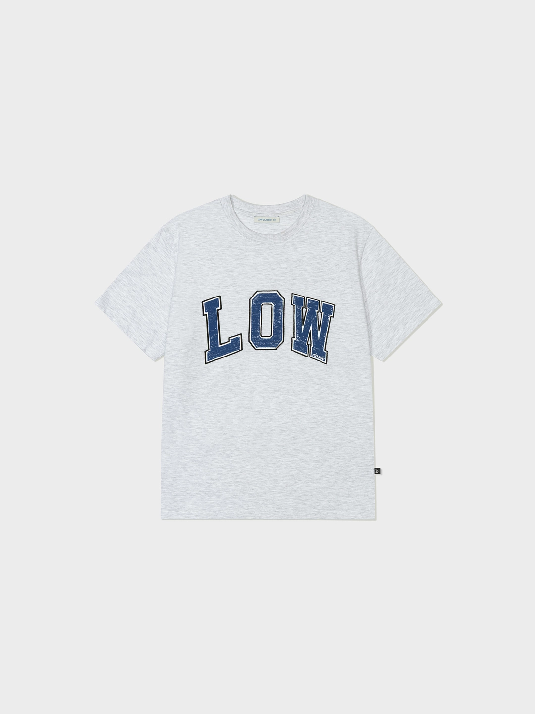 로우클래식 Low T-Shirt_Light Melange Grey 상품 이미지 1