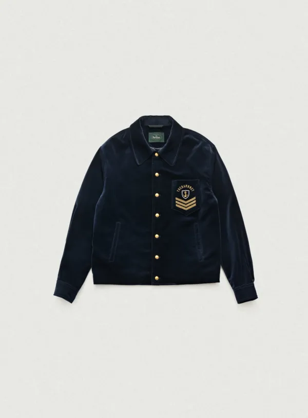 [Last Offer] Women’s Velvet Sailor Jacket