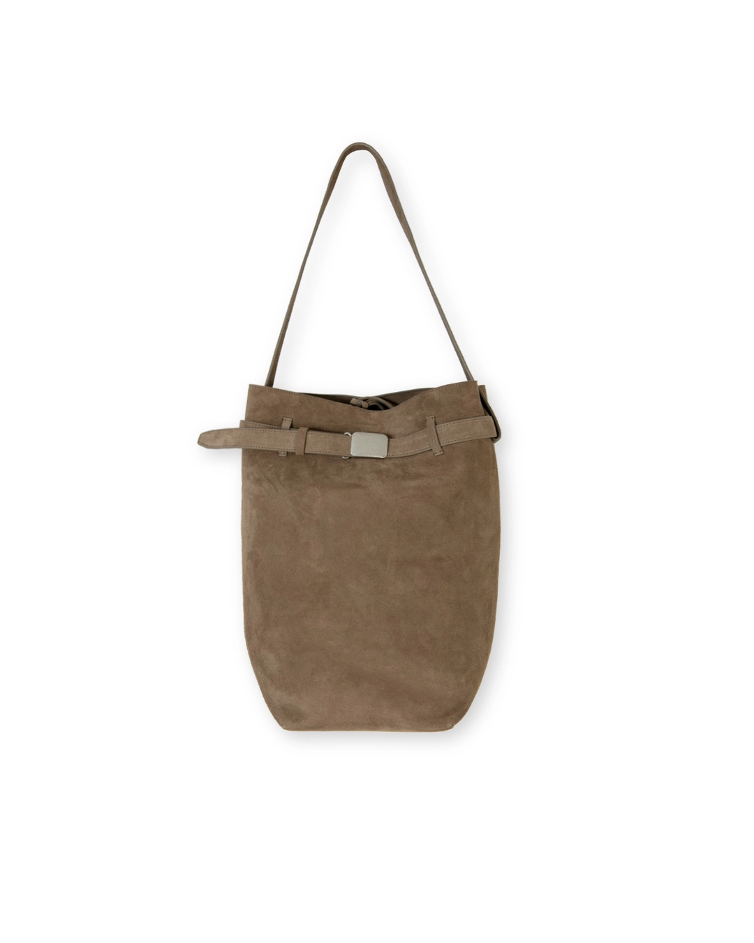 브라운야드 Suede Bucket Large Bag, Brown 상품 이미지 3