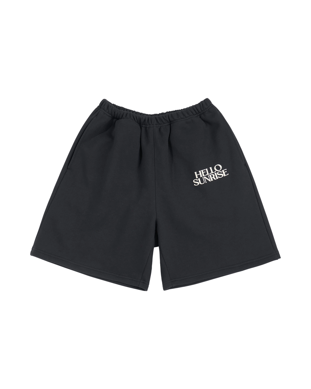헬로선라이즈 Volume Typo Half Sweatpants_Charcoal 상품 이미지 2
